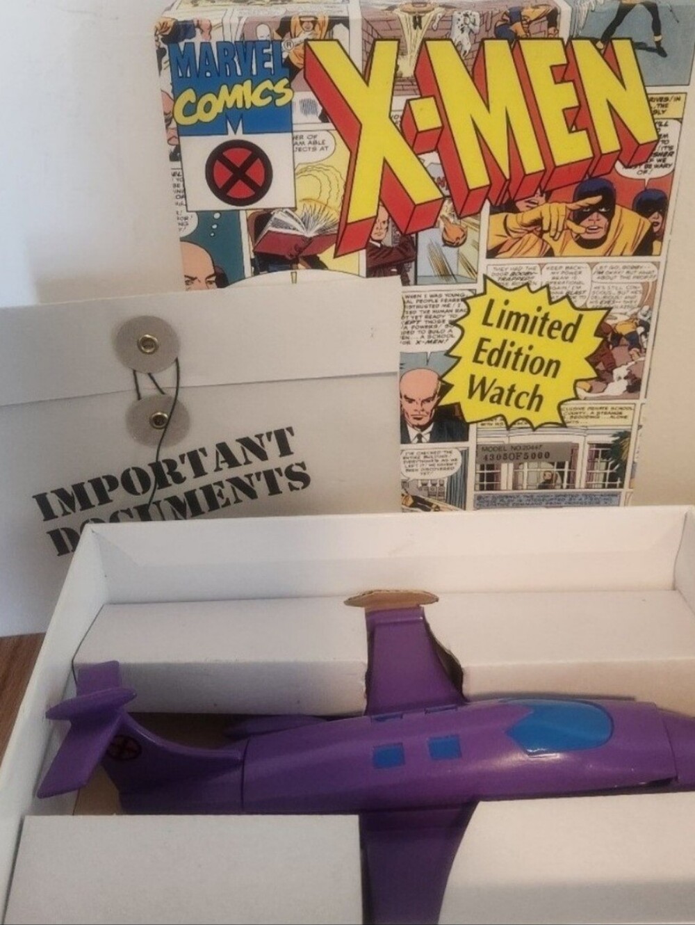 Marvel X-Men Limited Edition Watch in Airplane casing